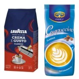Кофе зерно и Cappuccino растворимый